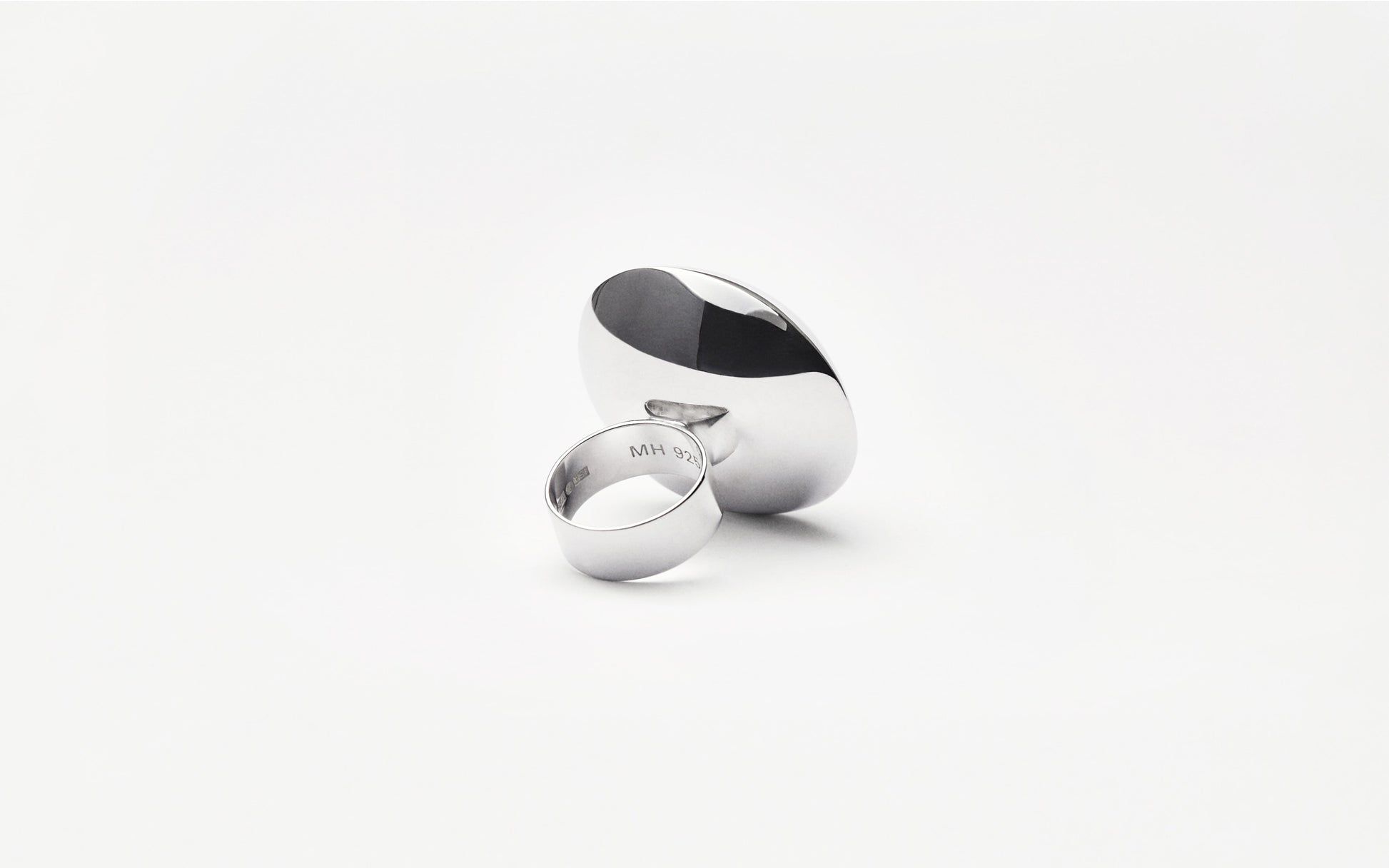 Lens Ring silver detail handcrafted Stockholm
