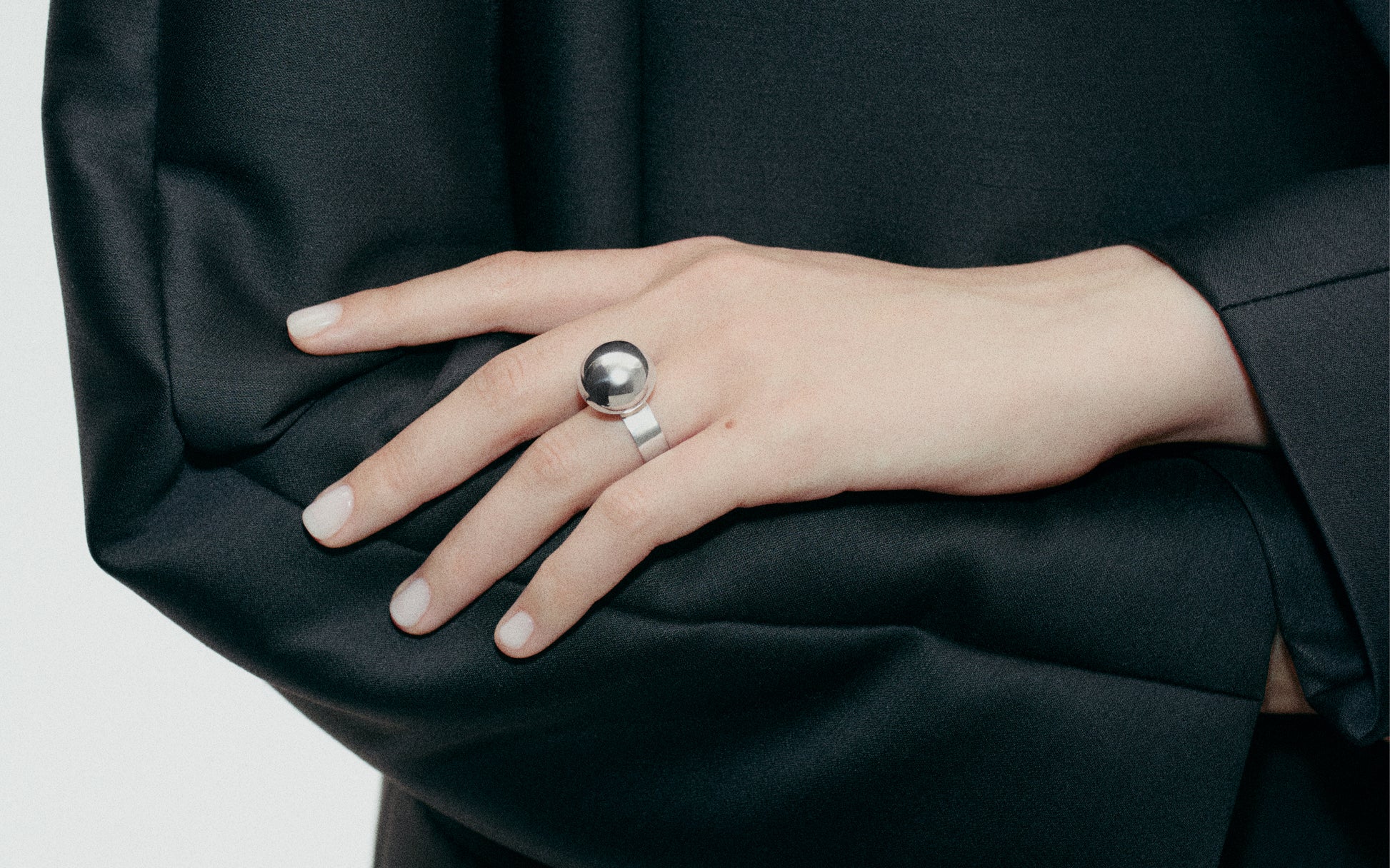 Ellipse Ring I worn sterling silver jewelry Sweden